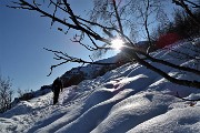35 Neve ghiacciata sul sentiero....calzo ramponcini